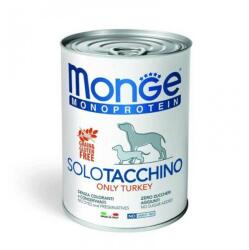 Monge Monoprotein, hrana umeda pentru caini, Curcan, 400 g