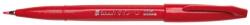 Pentel Marker caligrafic Brush Pen Touch Pentel rosu PESES15CB (PESES15CB)