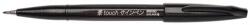 Pentel Marker caligrafic Brush Pen Touch Pentel negru PESES15CA (PESES15CA)