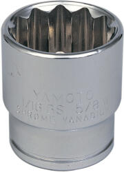 Yamoto 5/8" Whitworth dugókulcs 1/2" -os meghajtóval (YMT5827460K) - praktikuskft