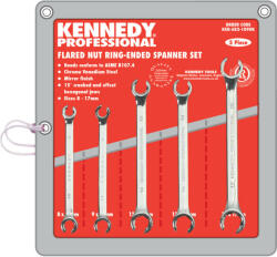 Kennedy 8-17 mm professzionális ipari fékcsőkulcs készlet, 5 részes (KEN5821090K)