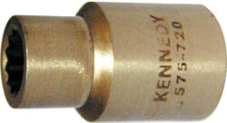 Kennedy 11/16" szikramentes dugókulcs 1/2" -os meghajtóval, Al-Br (KEN5757650K)