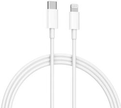  USB Type-C töltő- és adatkábel, Lightning, 100 cm, 3000 mA, gyorstöltés, MFI engedélyes, Xiaomi, fehér, gyári