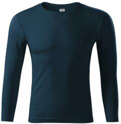 MALFINI Tricou cu mânecă lungă Progress LS - Albastru marin | XL (P750216)