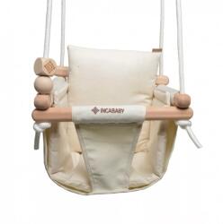 Incababy Legan multifunctional bebelusi, 1-5 ani (30 kg), testat TÜV Rheinland, Cream Balansoar bebelusi