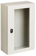 Schneider Electric NSYS3D6425T Spacial S3D Falra szerelhető fém szekrény, Üvegezett ajtóval, 600x400x250, IP66, szerelőlap nélkül (NSYS3D6425T)