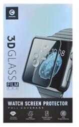 Mocolo 3D 0.3mm hajlított kijelzővédő üveg - fekete kerettel | Apple Watch Series 4 / 5 / 6 / SE 40mm (GP-83783)
