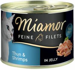 Miamor 6x185g Miamor finom filék aszpikban tonhal & rizs nedves macskatáp