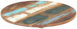 vidaXL Blat de masă rotund, 80 cm, lemn masiv reciclat, 25-27 mm (286040)
