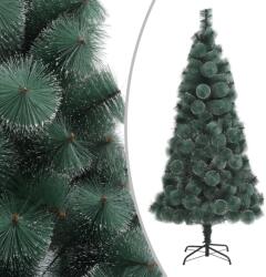 vidaXL Brad de Crăciun artificial cu suport, verde, 210 cm, PET (328485)