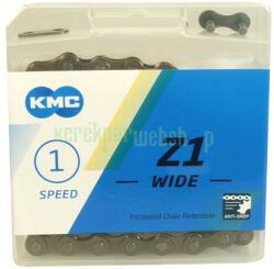 KMC Lánc KMC BMX Z1-W 1/2X1/8X112 Műanyag Dobozban 1 Sebesség