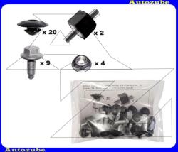 VW SHARAN 2 2000.05-2010.05 /7M/ Alsó motorvédő burkolat rögzítő készlet (17db) POLCAR PRX90203