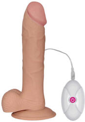 Lovetoy Vibrator Realist Ultra Soft Dude 10 Moduri Vibratii Natural 22 cm Vibrator