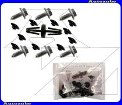 VW TRANSPORTER T5 2009.10-től /7E, 7F, 7J, 7H/ Alsó motorvédő burkolat rögzítő készlet (17db) POLCAR PRX90206