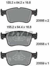 TEXTAR set placute frana, frana disc TEXTAR Q+ 2055601 (2055601)