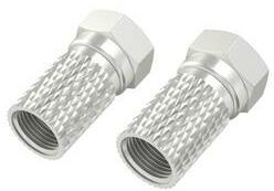 Hama Адаптер hama 205273, f-конектор мъжко, Метален, 4 броя (hama-205273)