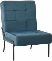 vidaXL Scaun de relaxare, albastru, 65x79x87 cm, catifea (325769)