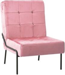 vidaXL Scaun de relaxare, roz, 65x79x87 cm, catifea (325774)