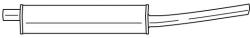 QWP Toba esapament finala QWP WEX111 (WEX111)