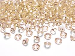 PartyDeco Confetti diamant auriu 12mm