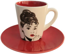 BögreManufaktúra Audrey Hepburn bögre és reggeliző tányér (DSG0033)