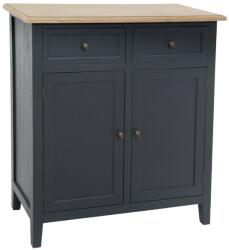 Atmosphera Createur D'interieur Bufet Damian, lemn paulonia, gri, 80x34.5x85 cm Raft