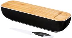 5five Simple Smart Cutie paine Black Baguette, 40 x 12 x 8.5 cm
