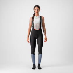 Castelli - Pantaloni lungi ciclism cu bretele pentru iarna si vreme rece pentru femei - Nano Flex Pro 2 W bibtight - negru (CAS-4518547-010) - trisport