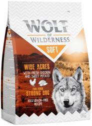 Wolf of Wilderness Wolf of Wilderness "Soft - Wide Acres" Pui fără cereale 1 kg