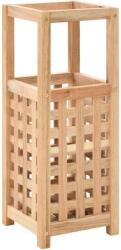 vidaXL Suport de umbrele, 18 x 18 x 50 cm, lemn masiv de nuc (247104)