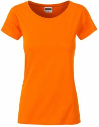 James & Nicholson Klasszikus női biopamut póló 8007 - Narancssárga | XXL (1-8007-1772770)