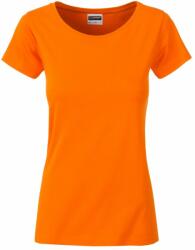 Daiber Tricou clasic de damă din bumbac organic 8007 - Oranj | 2XL (8007-1772770)