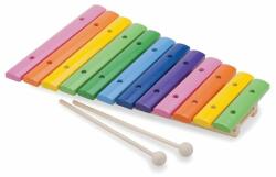 New Classic Toys - Xilofon lemn, 12 note colorate (NC10236)
