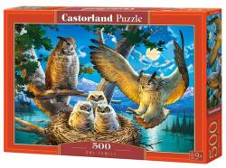 Castorland Bagoly család 500 db-os (53322)