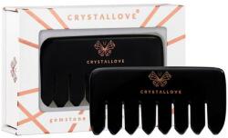 Crystallove Pieptene din obsidian pentru masajul scalpului - Crystallove