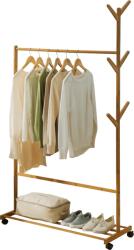 TEMPO KONDELA Stander haine, bambus, lăţime 100 cm, VIKIR TYP 3