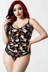 KILLSTAR Női póló (pizsama) KILLSTAR - Haunted Pumpkin Cami - Fekete - KSRA004606
