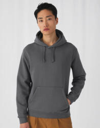 B&C Collection Férfi kapucnis hosszú ujjú pulóver B and C Hooded Sweatshirt 2XS, Fekete