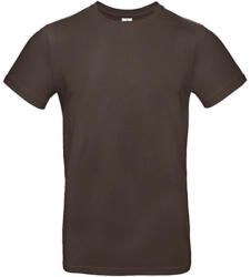 B and C Csomag akciós póló (minimum 3 db) Férfi rövid ujjú póló B&C #E190 T-Shirt -3XL, Barna