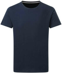SG Lighting Férfi rövid ujjú póló SG Perfect Print Tagless Tee -L, Farmer kék (Denim)