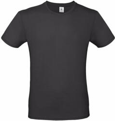B and C Csomag akciós póló (minimum 3 db) Férfi rövid ujjú póló B&C #E150 T-Shirt -L, Teljesen fekete