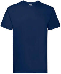 Fruit of the Loom Uniszex póló Rövid ujjú Fruit of the Loom Super Premium Tee - XL, Sötétkék (navy)