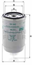 Mann-filter filtru combustibil MANN-FILTER WK 842 - automobilus