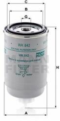 Mann-filter filtru combustibil MANN-FILTER WK 842 (WK 842) - automobilus