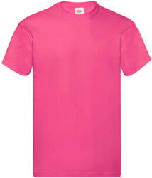 Fruit of the Loom Férfi póló Rövid ujjú Fruit of the Loom Original Full Cut T-Shirt - M, Fuchsia