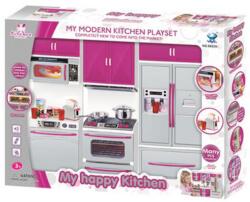 Magic Toy Rózsaszín konyhakészlet fénnyel és hannggal (MKL129137)