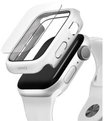 Uniq Nautic Apple Watch 44mm műanyag tok üvegfóliával, fehér (UNIQ-44MM-NAUWHT) - speedshop