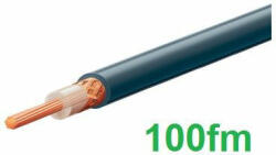 USE RG 58 Koax kábel, 50 ohm, fekete, 100 m/tekercs