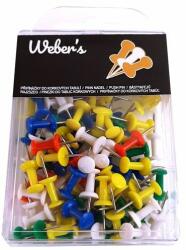 WEBER S Táblatű WEBER`S műanyag dobozban színes 100 darabos (73PUP100) - tonerpiac