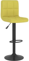 vidaXL Scaun de bar, verde, material textil (334277)